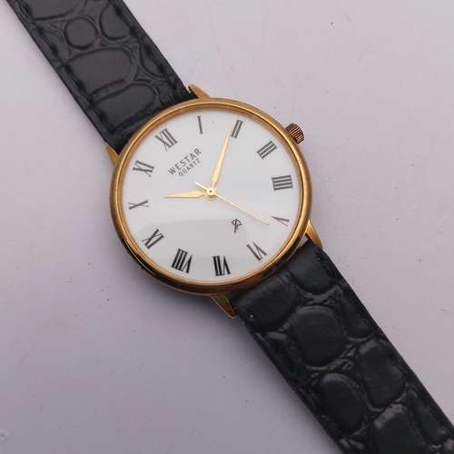 Westar quartz gold outlet watch