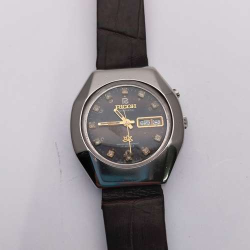 Vintage Ricoh Silver Dial Mechanical Automatic Date/day 21jewels Mens Wrist  Watch - Etsy