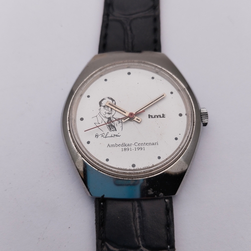 HMT Baba Saheb Ambedkar Beautiful Wrist Watch AZ 4038